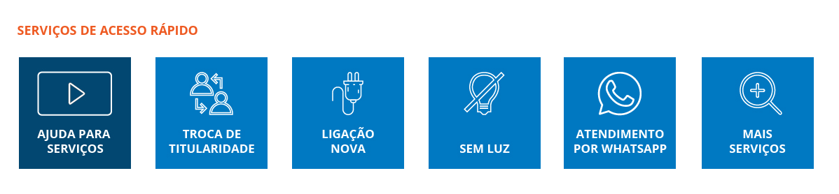 Solicitar ligação de energia